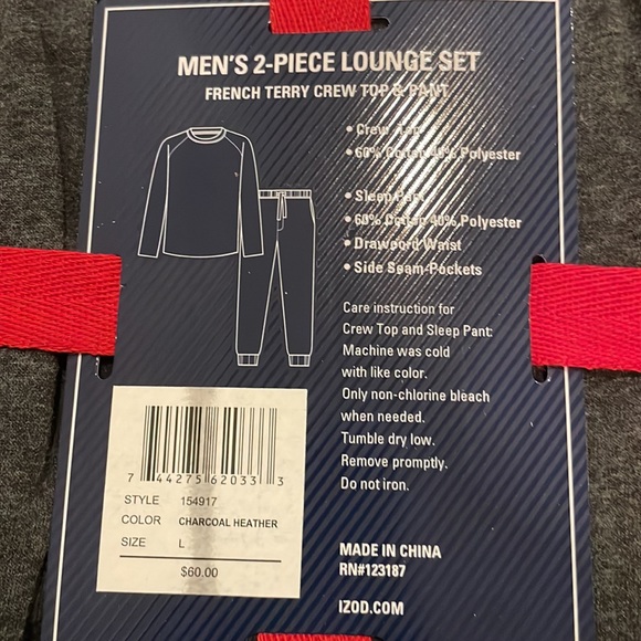 NWT Izod Men’s Loungewear - Picture 4 of 5